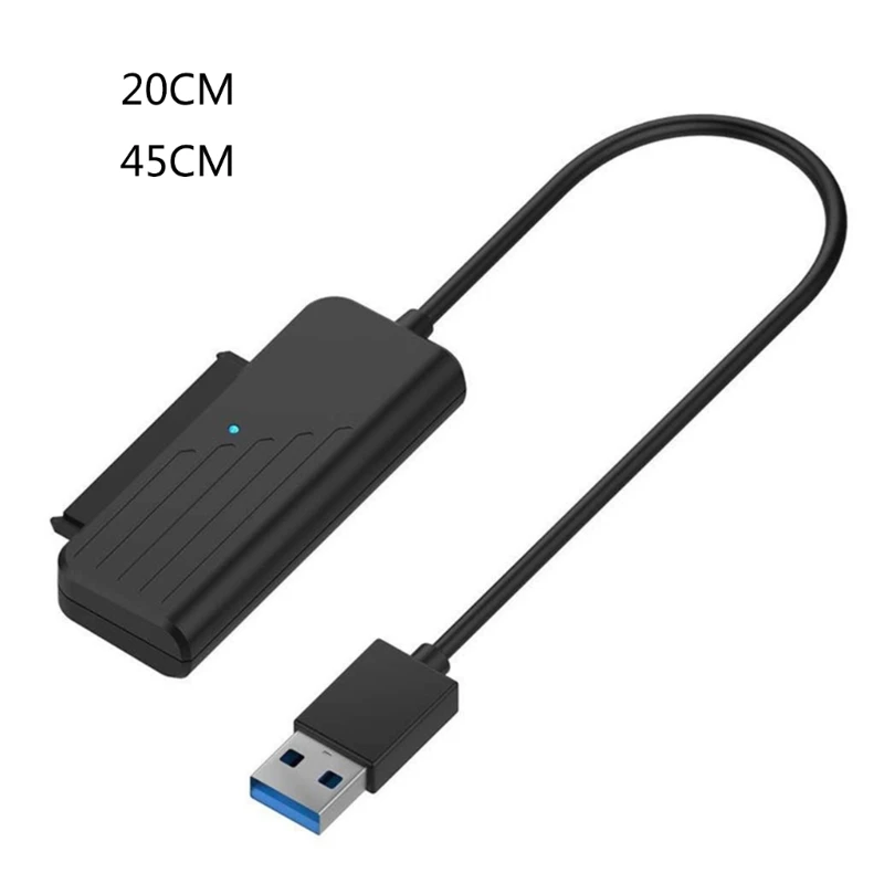 0,2 м/0,45 М к Адаптеру USB3.0 USB к Кабелю Высокоскоростной Передачи Данных 5 Гбит/с Для 2,5-дюймового Адаптера Жесткого Диска HDD SDD
