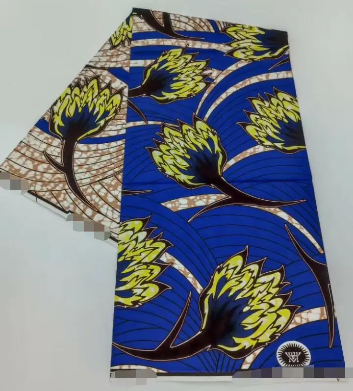 100% Хлопок, Высококачественная ткань, Гарантированное Качество, Настоящие Африканские восковые принты, Ткань Анкара Батик, Восковая ткань в Нигерийском стиле.