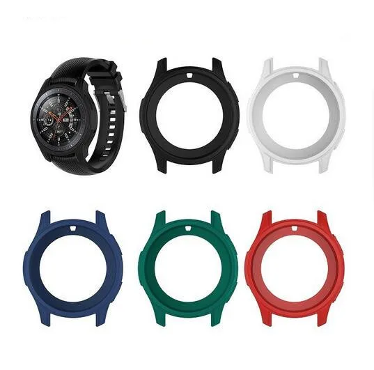 100ШТ Чехол для часов мягкая силиконовая оболочка Защитная рамка Чехол для Samsung Galaxy Watch 46mm Gear S3 Frontier