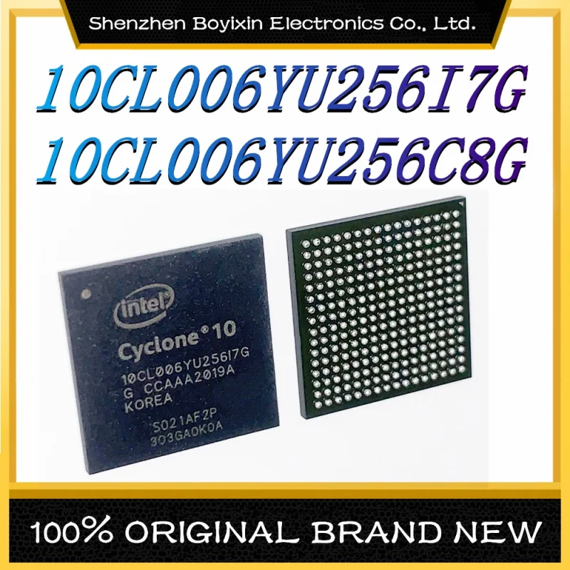 10CL006YU256I7G 10CL006YU256C8G Упаковка: BGA-256 Совершенно новое оригинальное программируемое логическое устройство (CPLD/FPGA) с микросхемой IC