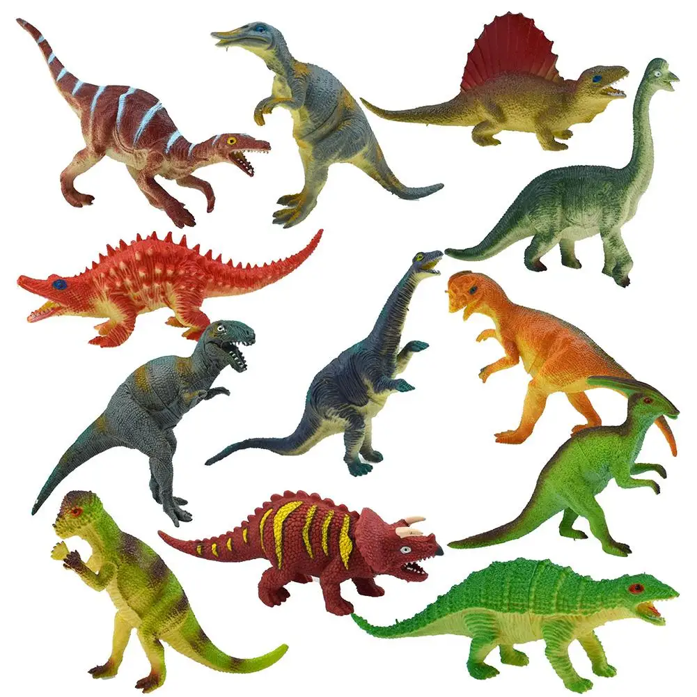 12шт Имитированная Мини-модель Динозавра, Фигурка, Учебное пособие, Детская Игрушка