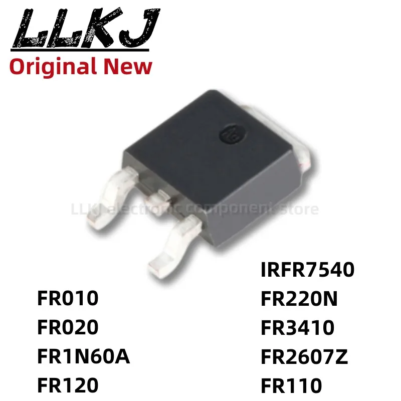 1шт IRFR010 IRFR020 IRFR1N60A IRFR120 IRFR7540 IRFR220N IRFR3410 IRFR2607Z IRFR110 TO252 MOS Полевой транзистор