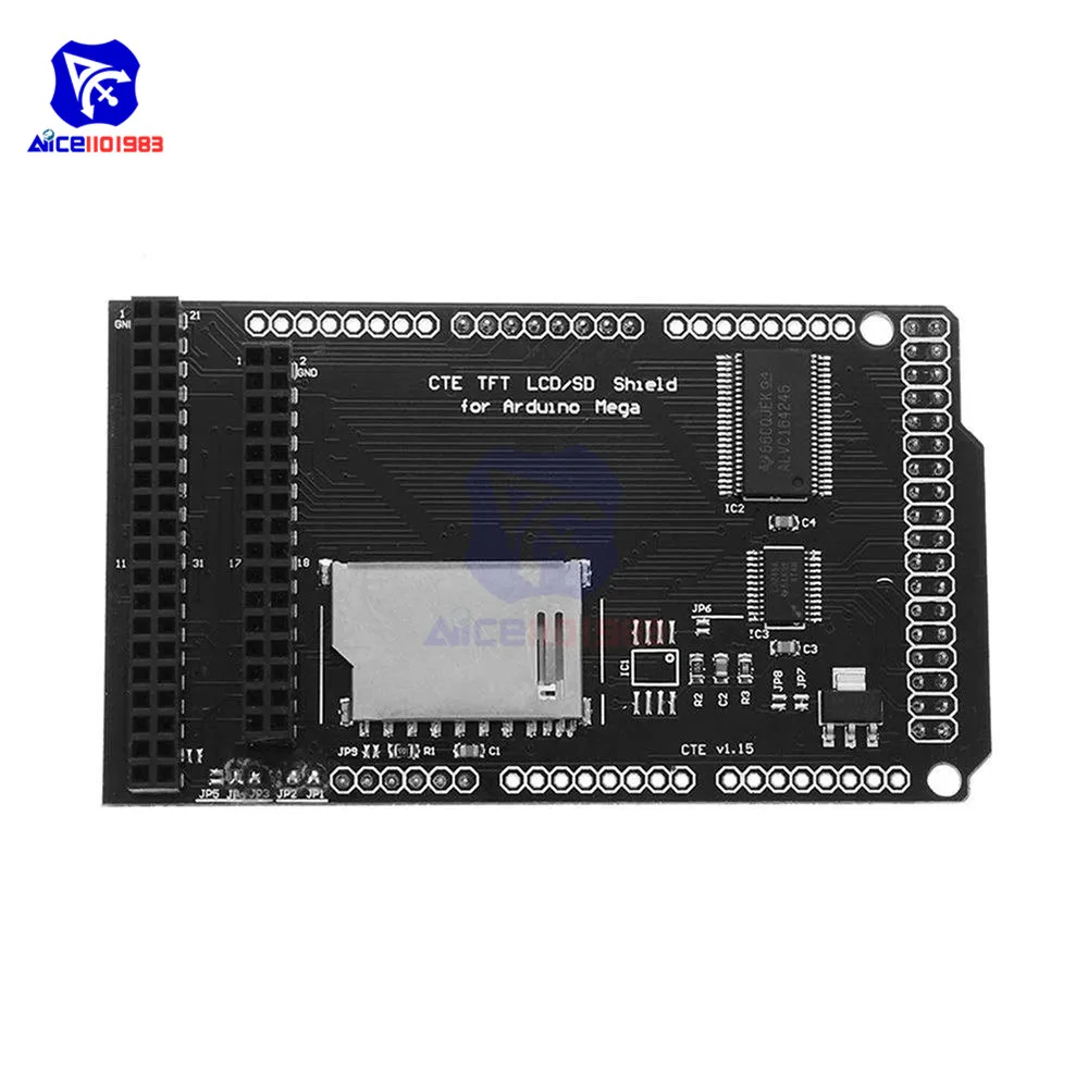 2,8 3,2-Дюймовый TFT/SD Щит Плата Расширения для Arduino MEGA 2560 ЖК-Модуль SD Card Development Board