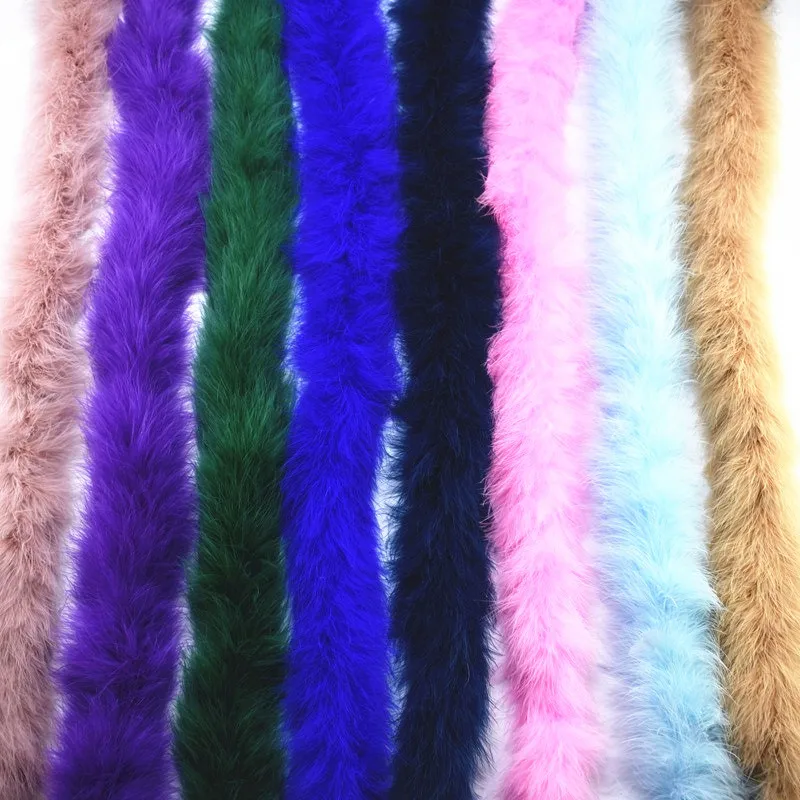 2 м/лот, очень толстые фиолетовые пушистые индюшачьи перья, шарф-боа, перо для поделок, изготовления ювелирных изделий, Стриптиз-вечеринка/карнавальный костюм
