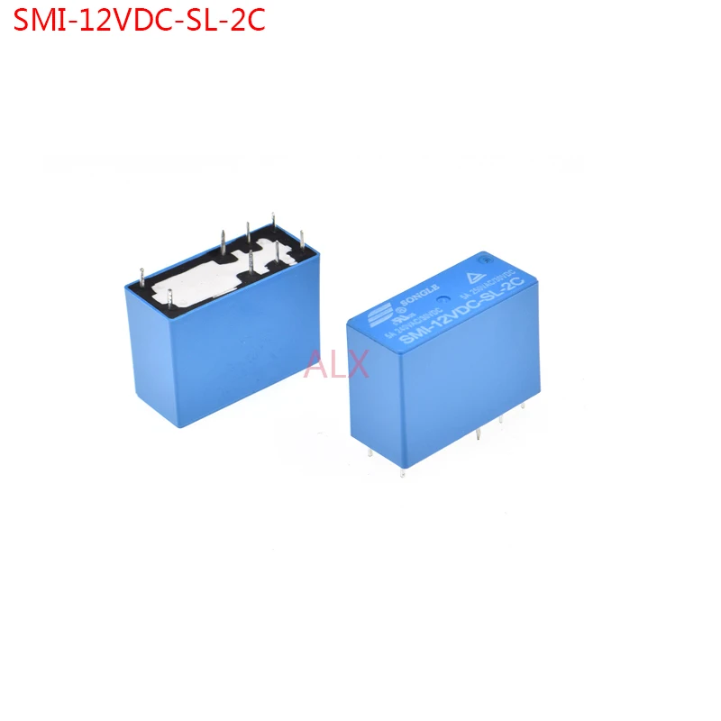 2ШТ реле питания SMI-12VDC-SL-2C 5a 250VAC/30VDC 8pin 12v realys