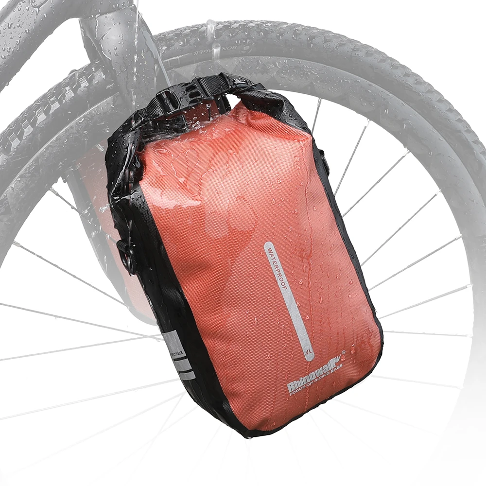 4-литровая велосипедная быстросъемная сумка для передней вилки велосипеда, водонепроницаемая велосипедная сумка, Велосипедная передняя сумка, Сумка для хранения электронного скутера, велосипедные аксессуары
