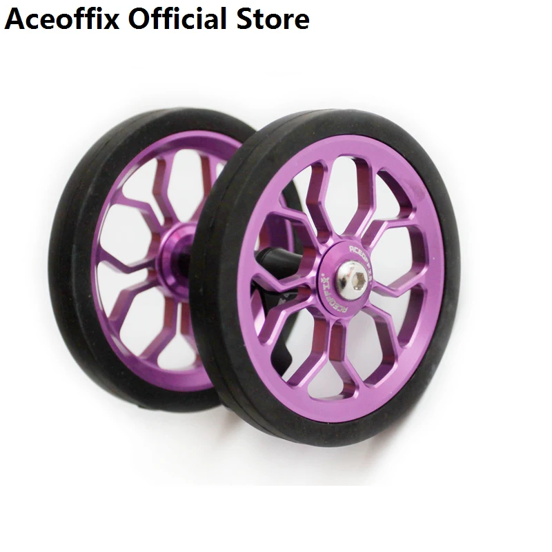 Aceoffix 83 мм для брызговика Brompton, колеса Double Easywheel, аксессуары для велосипедов