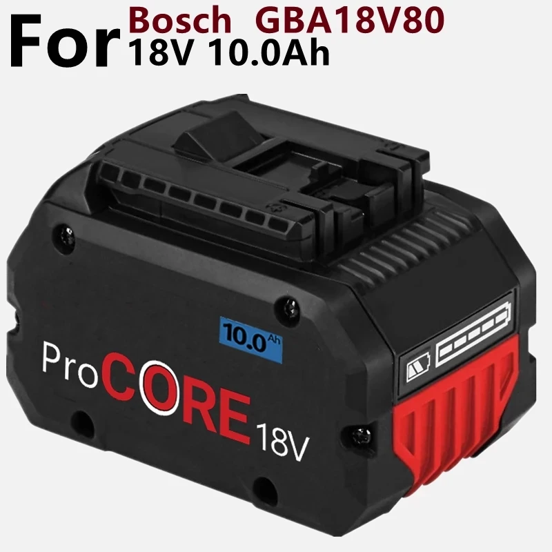 CORE18V 10,0Ah ProCORE Ersatz Batterie für Bosch 18V Professionelle System Cordless Werkzeuge BAT609 BAT618 GBA18V80 21700 Zelle