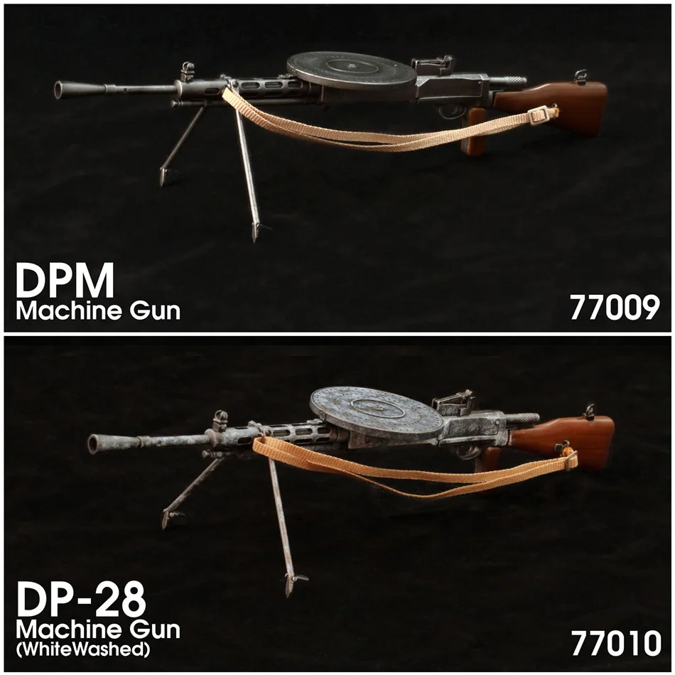 Dragon DML 77009 / 77010 1/ Коллекция оружия 6-го масштаба, модель пулемета DPM для фигурки 1/6-го масштаба