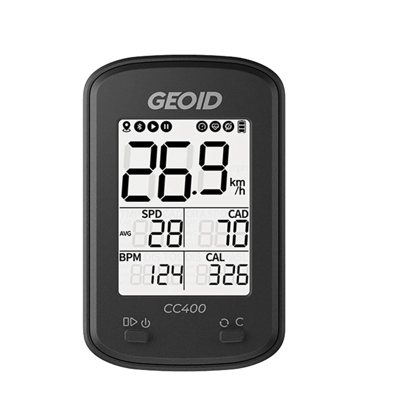 GEOID CC400 GPS велокомпьютер Cycling ANT Bluetooth велосипедный спидометр Беспроводной MTB велосипедный одометр Датчик частоты вращения педалей IGP