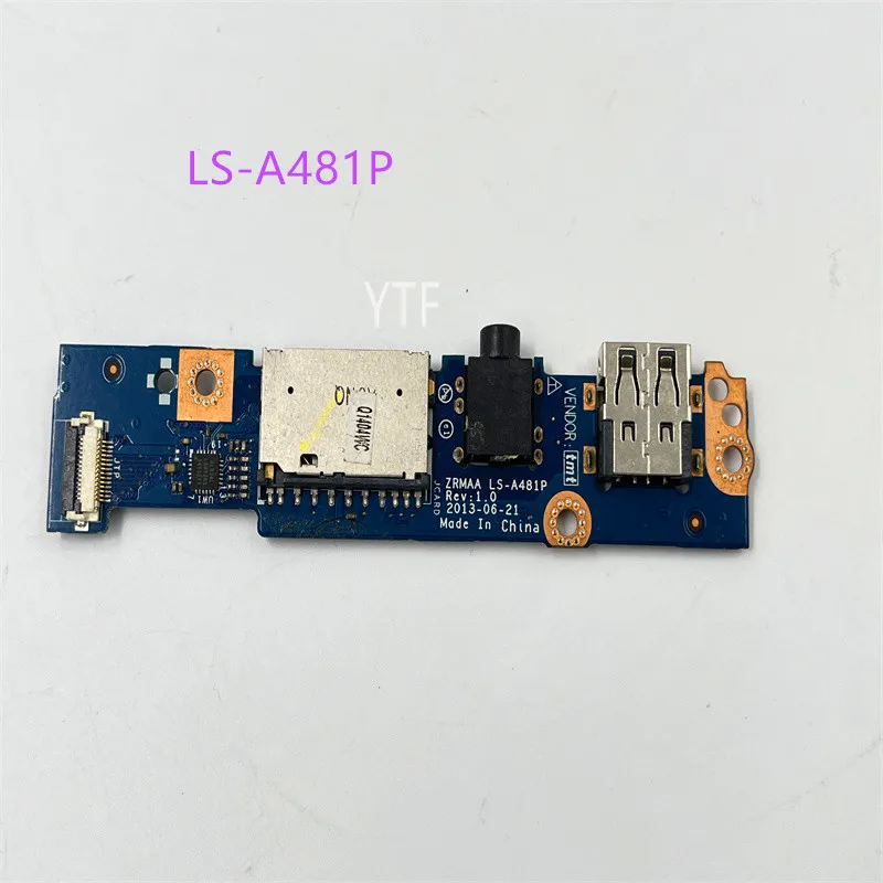 LS-A481P для ноутбука Toshiba Satellite E45T E45 E55 USB плата для чтения аудиокарт 100% Тест В порядке