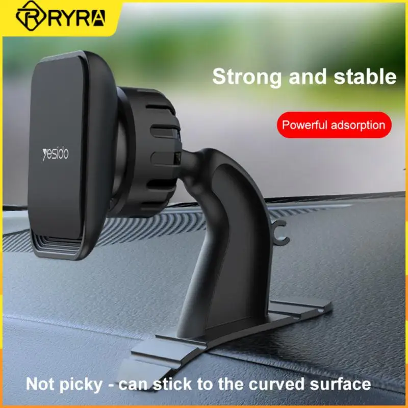 RYRA Вращающийся на 360 ° магнитный кронштейн Для автомобильного вентиляционного отверстия, Магнитное крепление, автомобильный кронштейн для GPS-навигации, Универсальный автомобильный держатель для мобильного телефона, подставка