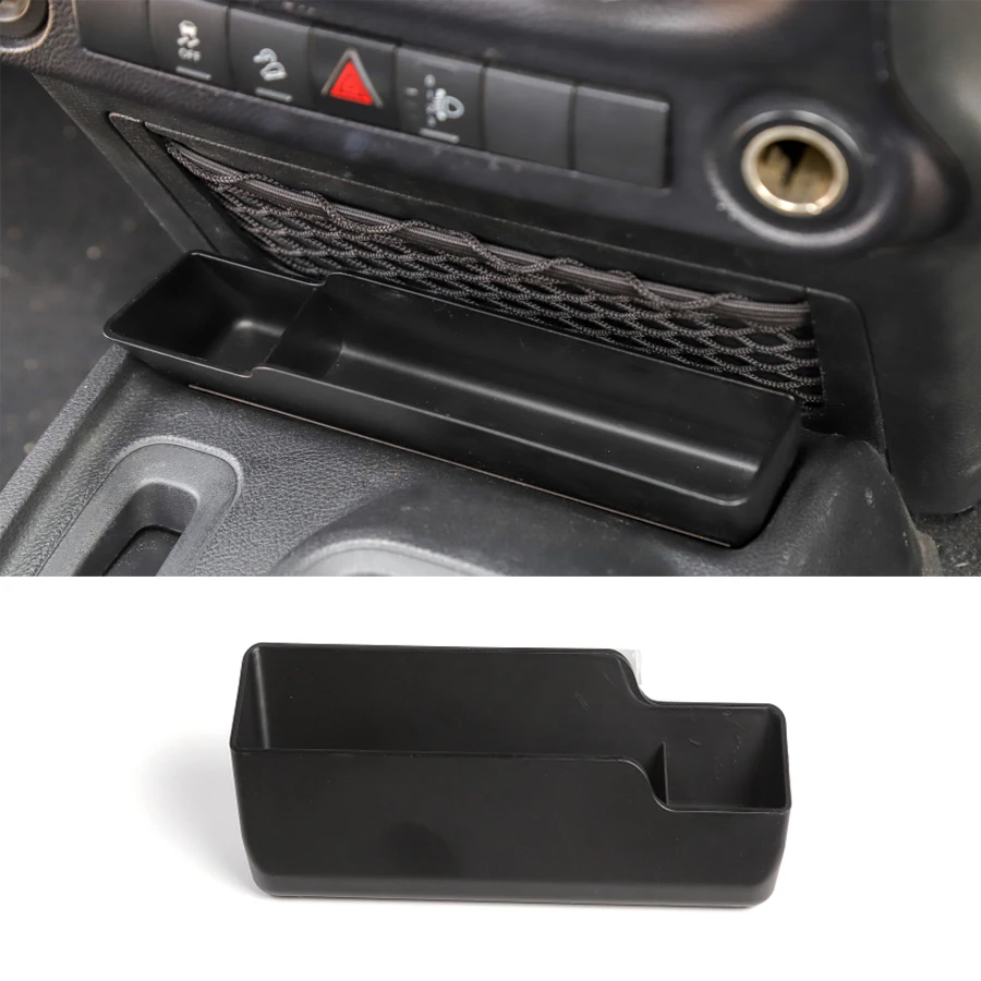 YCCPAUTO ABS Передний ящик для хранения рычага переключения передач автомобиля Jeep Wrangler JK 2011-2017 Сумка-органайзер для салона автомобиля