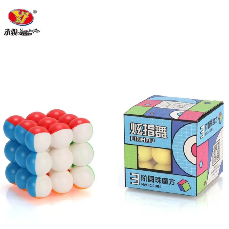 YJ Ball Magic Cubes Профессиональные 3x3x3 6 СМ Мяч Magic Cubes Твист Головоломка Игрушки для Детей Подарочные Развивающие Игрушки