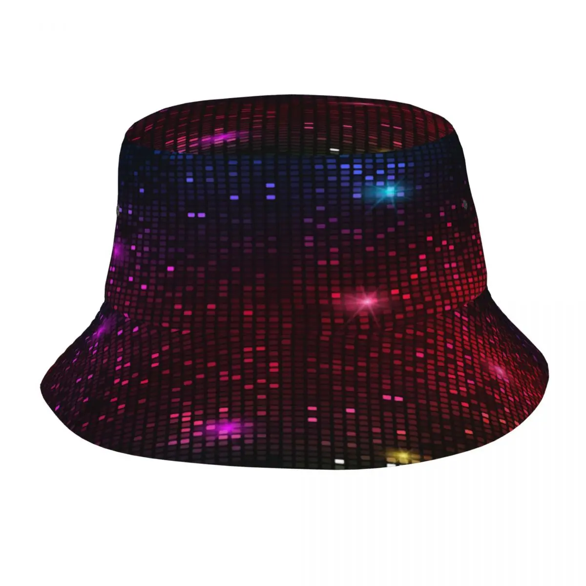 Абстрактные диско-огни, унисекс, повседневная солнцезащитная шляпа, панама для мужчин и женщин, кепки в стиле Боб, хип-хоп, Летняя Рыбацкая шляпа, Панама