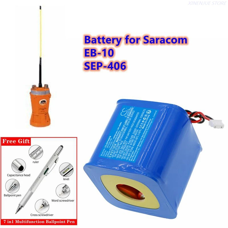 Аккумулятор для морских устройств безопасности и флотации 14,4 В/14000 мАч 4ER34615M для Saracom EB-10, SEP-406