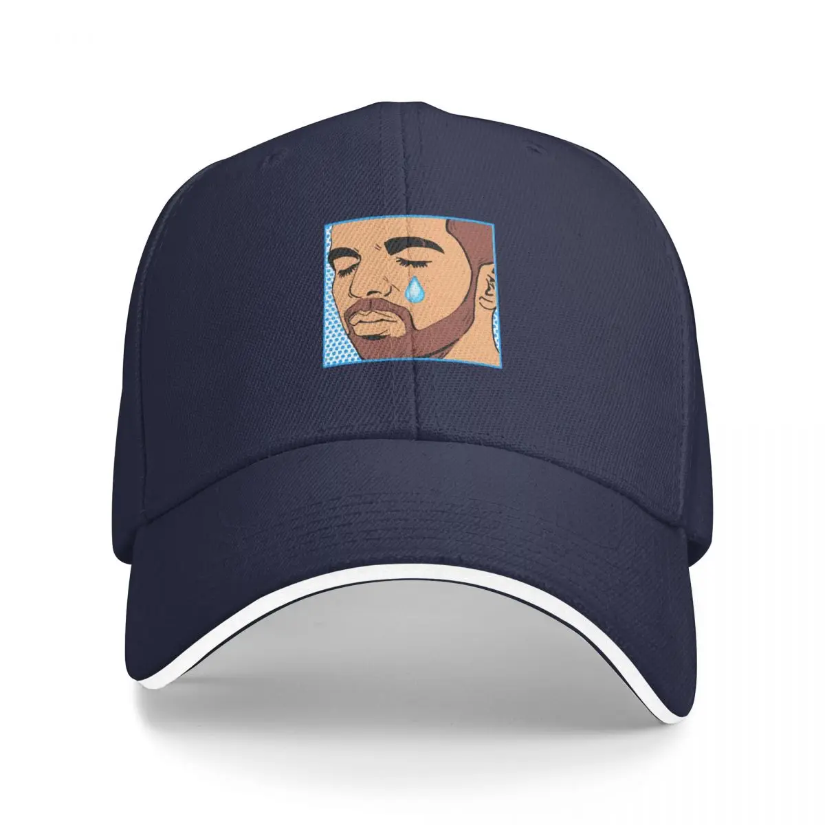 Бейсболка Crying Drake (мультяшный дизайн), Бейсболка, Новая шляпа с тепловым козырьком, мужские женские шляпы