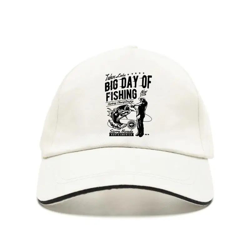 Большой День рыбалки Бейсболка Билл Шляпы Билл Шляпа Мужская Подарок Рыбака Рыболовные шляпы Билл Белая улица Плюс Регулируемая Бейсбольная кепка