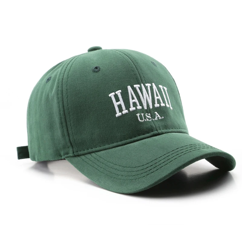 Винтажная бейсболка Женская Весенне-осенняя кепка с буквами Гавайской вышивки, бейсболки Snapback, Уличные мужские солнцезащитные козырьки, кепки