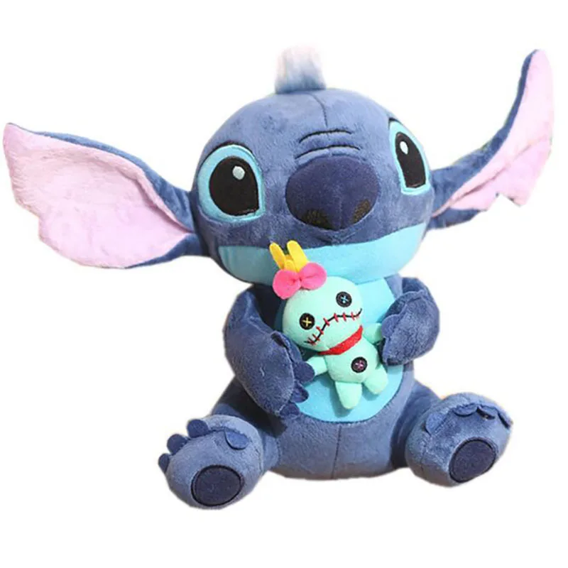 Горячие игрушки для плюшевых кукол Kawaii Disney Stitch, Аниме 