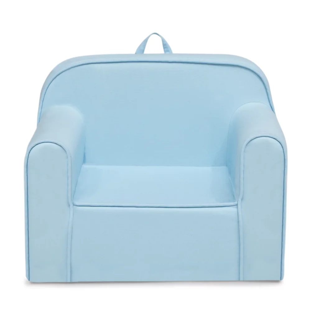 Детский уютный стульчик для детей в возрасте от 18 месяцев и старше, светло-голубой
