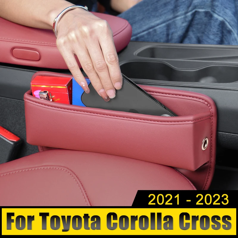 Для Toyota Corolla Cross XG10 2021 2022 2023 Гибридное Автокресло С Щелевым Отверстием Для Хранения Держатель Телефона Коробка Многофункциональный Чехол-Сумка