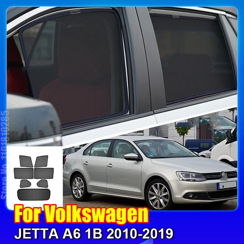 Для Volkswagen VW JETTA A6 1B 2010-2019 Солнцезащитный Козырек На Окно Автомобиля, Лобовое Стекло, Занавеска Заднего Бокового Окна, Солнцезащитный Козырек