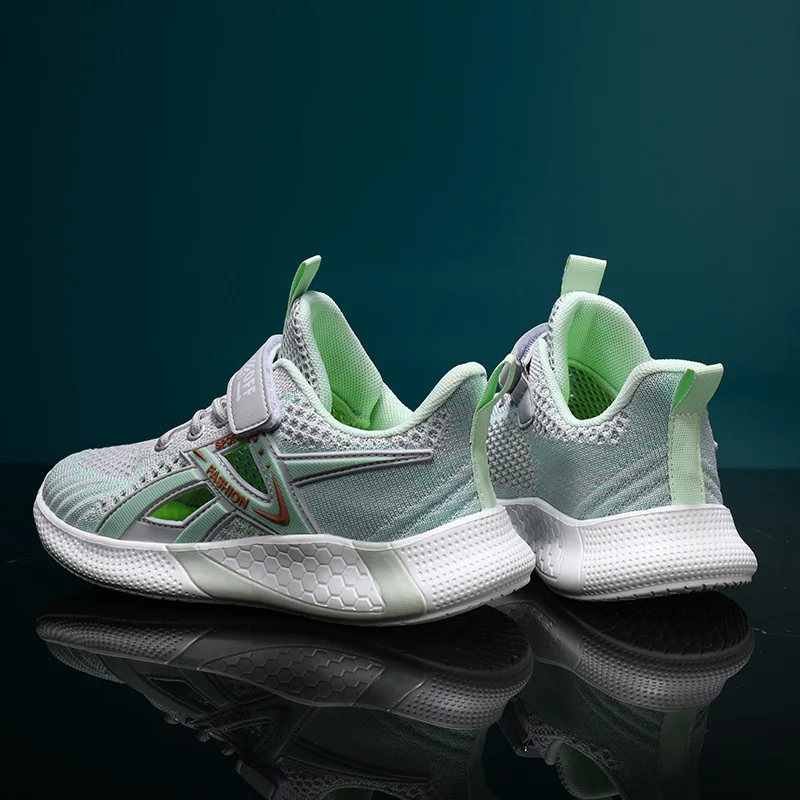 Дышащие спортивные кроссовки для мальчиков и девочек 2023 года, новые летние легкие теннисные кроссовки, повседневная обувь для прогулок, уличная обувь