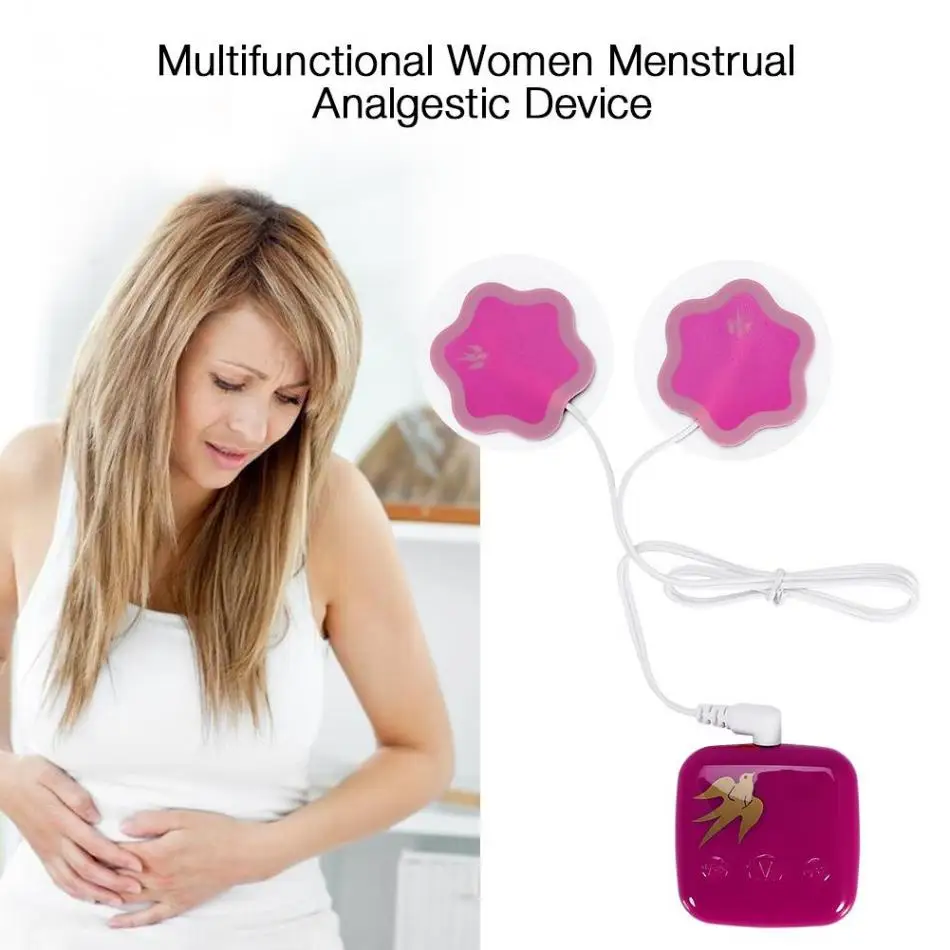 Женский массажер для снятия боли при менструации, облегчающий Дисменорею, Менструальный анальгетик, устройство для массажа тела, уход за здоровьем леди