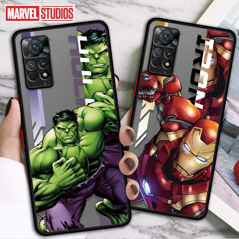 Жесткий чехол Marvel Groot Hulk Hero Movies Для Xiaomi Redmi Note 9s 8 9 10 11 Pro 11T 10s 11s 11Pro 10Pro