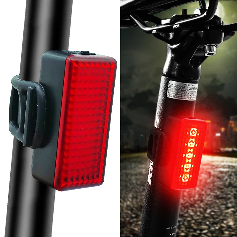 Задний фонарь велосипеда MTB, задний фонарь велосипеда COB, задний фонарь с USB-подзарядкой, задний фонарь горного шоссейного велосипеда, Аксессуары для велосипедов
