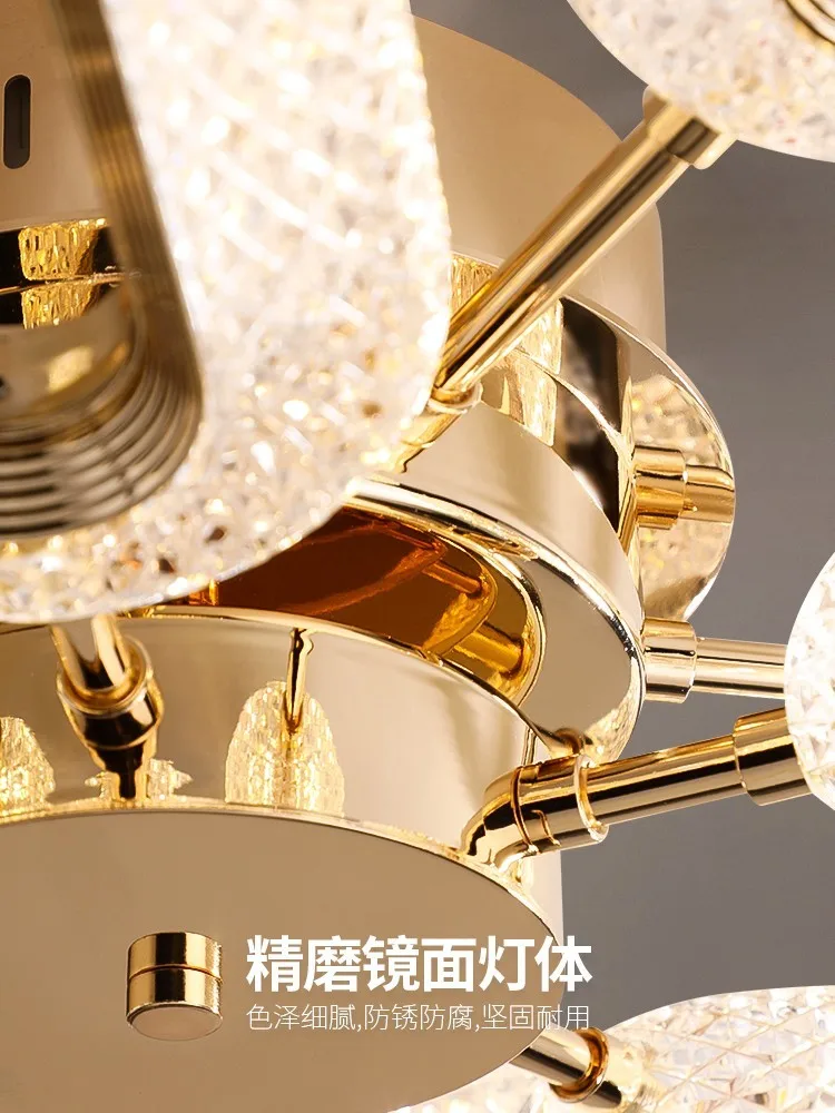 Зажгите Роскошную лампу в гостиной в современном минимализме и Великолепный Креативный Потолочный светильник в спальне