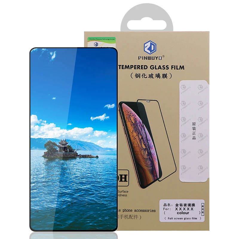 Закаленное Защитное Стекло Высокой Четкости Для Samsung Galaxy A71 4G 5G A70 A70S A72 A73 A81 A91 Полноцветное Покрытие Экрана