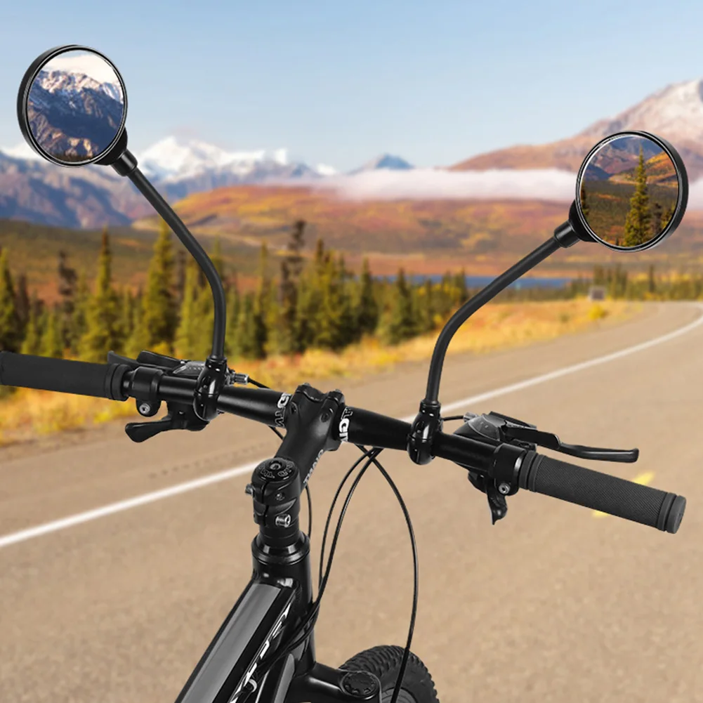 Замена зеркала заднего вида на руле велосипеда, регулируемый отражатель заднего вида с широким диапазоном действия, аксессуары для безопасности езды на велосипеде