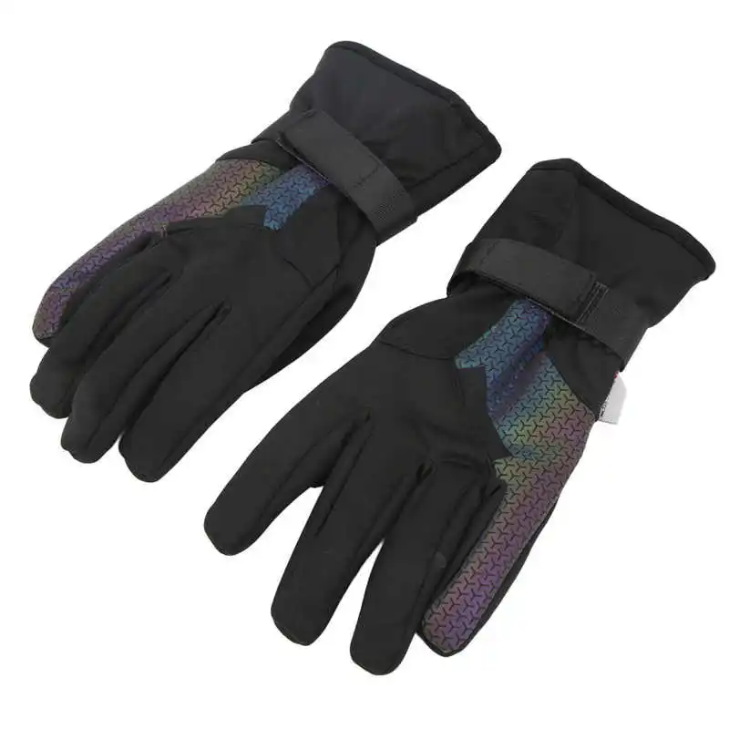 Зимние тепловые перчатки, водонепроницаемые велосипедные перчатки, ветрозащитные для пеших прогулок