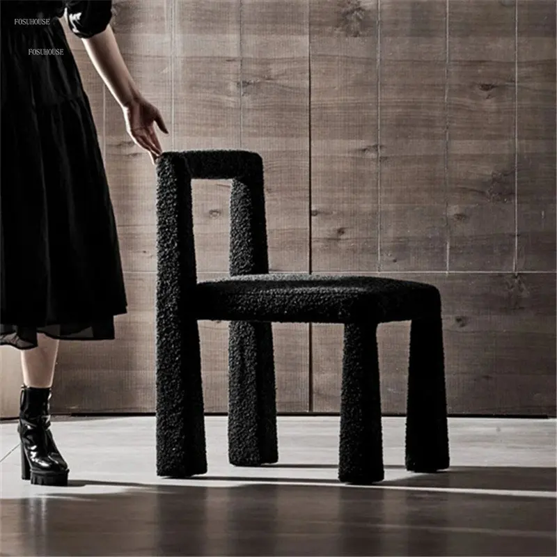 Китайский ретро стул Мебель для столовой Nordic Light Роскошные Тканевые обеденные стулья Современный Дизайнерский обеденный стул со спинкой для кофейни