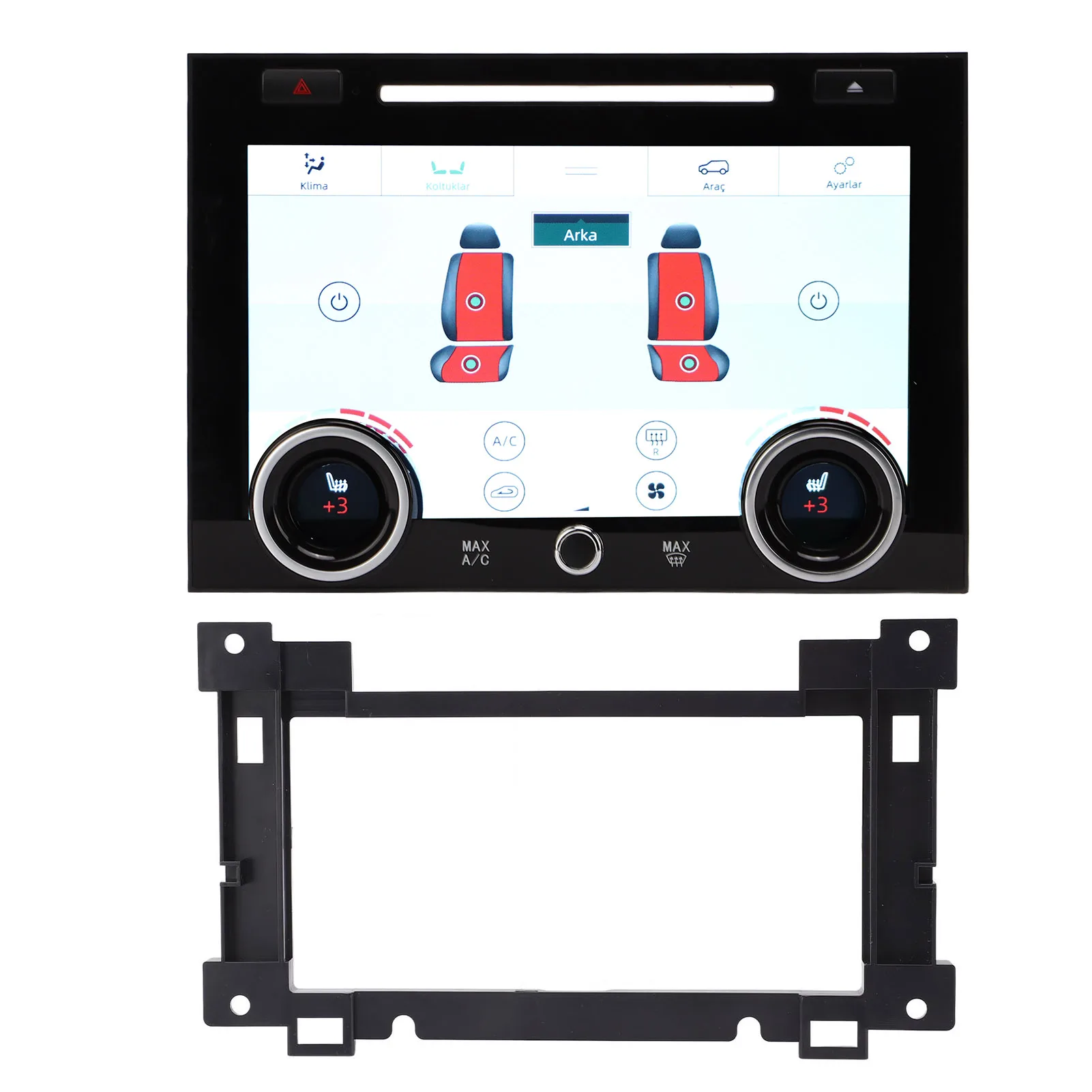 Климат-контроль Сенсорный экран с памятью температуры 10 дюймов 1080P HD Задняя панель климат-контроля переменного тока с регулировкой температуры для автомобильной промышленности