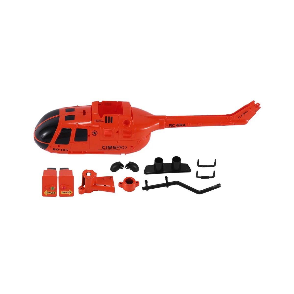 Комплект чехлов для корпуса C186 C-186 Pro, Запасные части для радиоуправляемого вертолета, Дрона, Аксессуары для обновления, оранжевый
