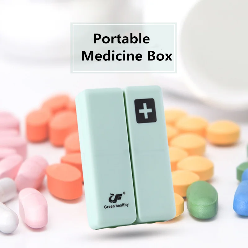 Коробка для лекарств с магнитной пряжкой, 7 отделений, Портативная Коробка для лекарств, 7 дней в неделю, футляр для таблеток, Дорожная коробка для хранения, Медицинская коробка