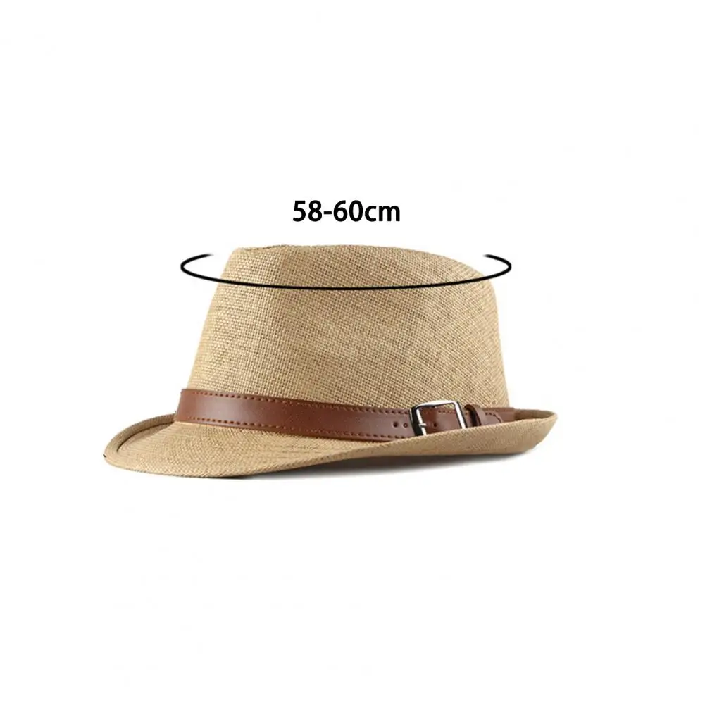 Крутая мужская соломенная шляпа, винтажная защита для лица, мужская соломенная шляпа с плоским верхом, складная мужская солнцезащитная шляпа для взрослых