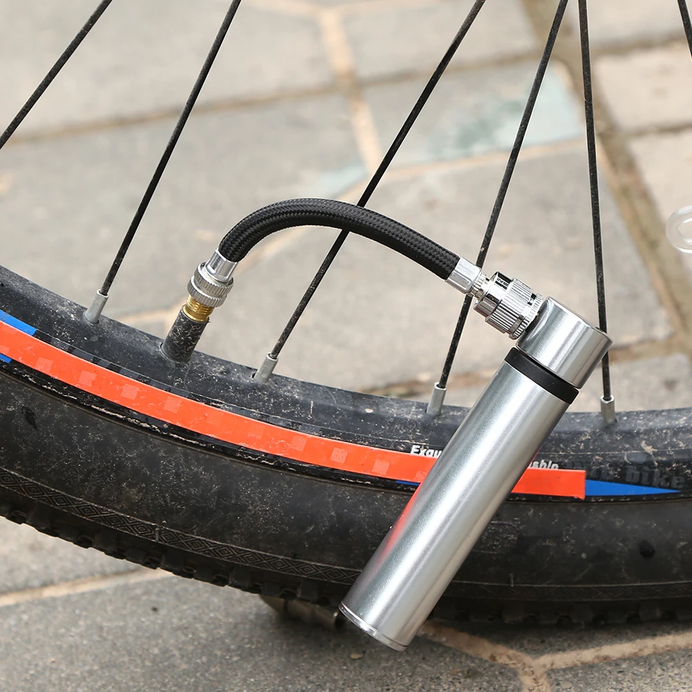 Мини-воздушные насосы для горных велосипедов MTB из алюминиевого сплава, надувной насос для шин для горных велосипедов AV/FV, портативные велосипедные насосы для шин