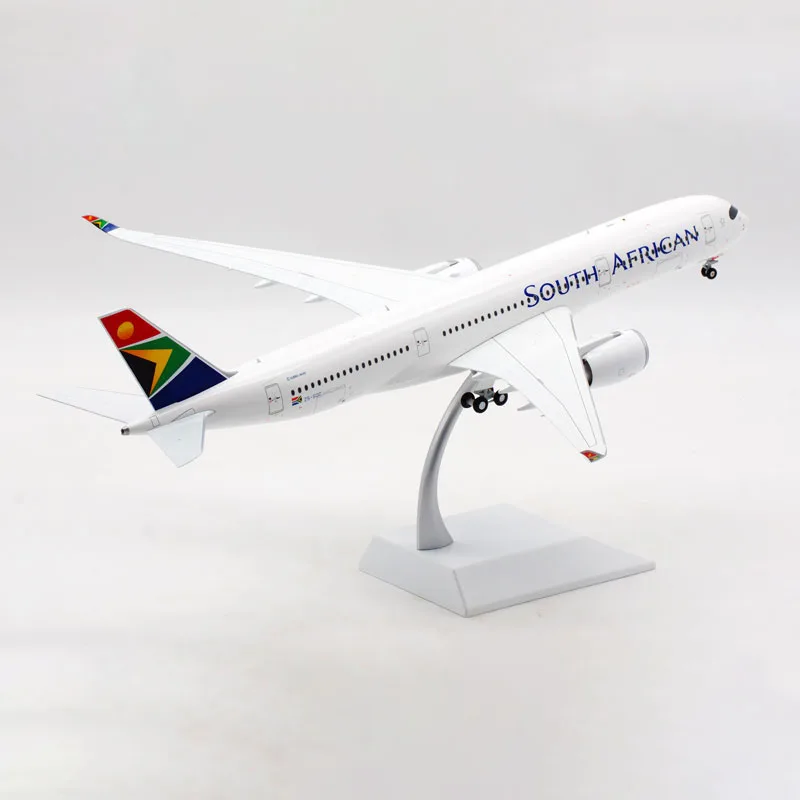 Модель самолета A350-900 ZS-SDC в масштабе 1:200 Южноафриканских авиалиний Из литого под давлением сплава, Коллекционная Модель Самолета, Статические Украшения, Игрушки