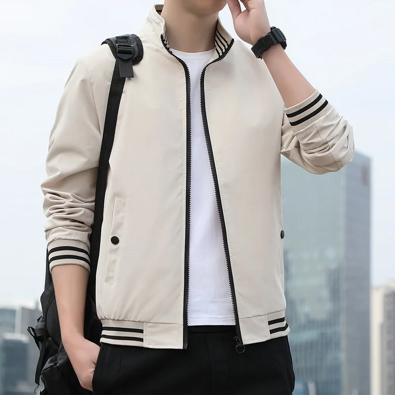 Мужская куртка 2023, Новая весенняя Свободная и универсальная Корейская версия, модное и красивое повседневное студенческое пальто