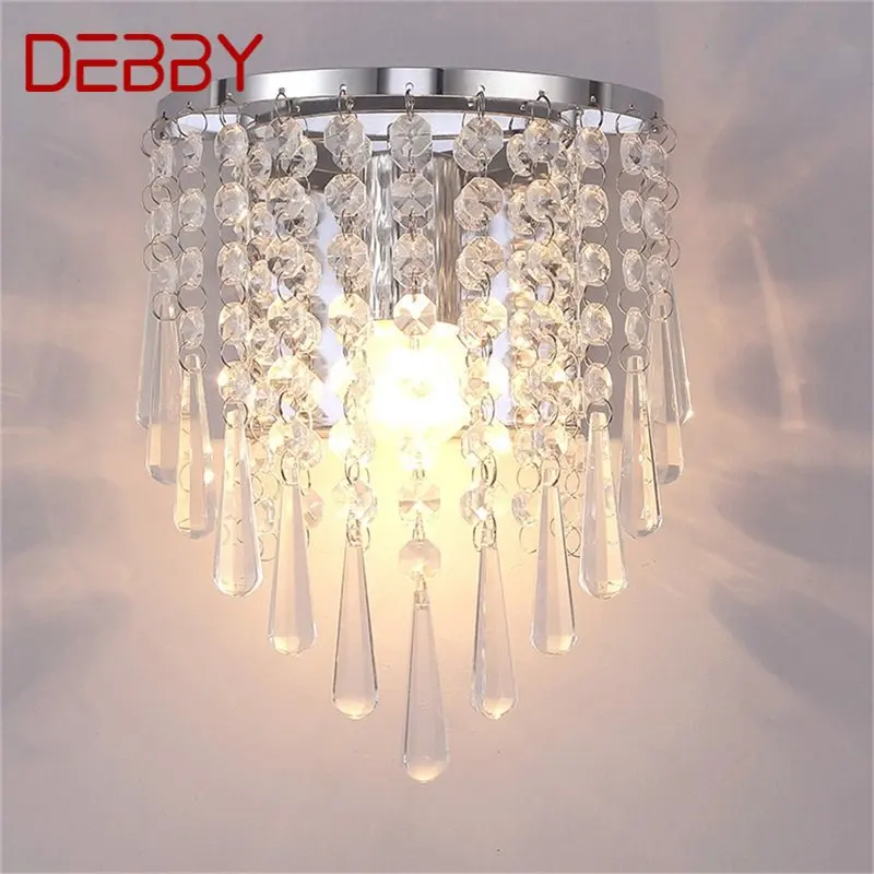 Настенные Светильники DEBBY LED Modern Nordic Luxury Indoor Crystal Sconces Освещение Для Дома