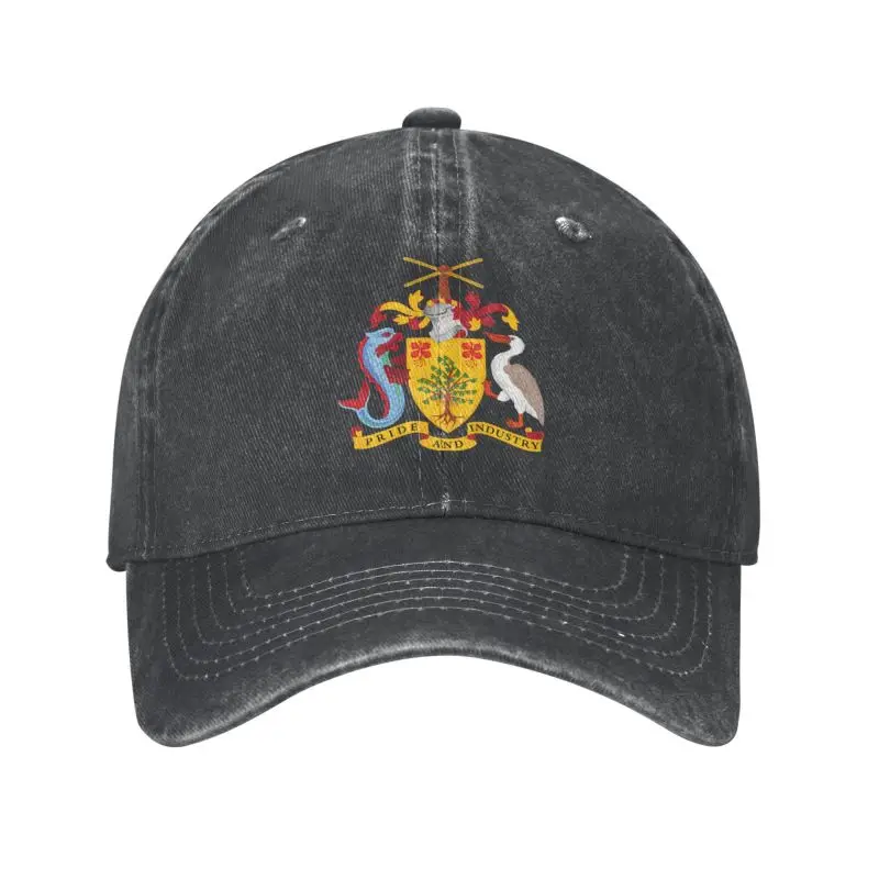 Новая изготовленная на заказ хлопковая бейсболка с гербом Барбадоса, Уличная Мужская Женская Регулируемая шляпа для папы, летняя