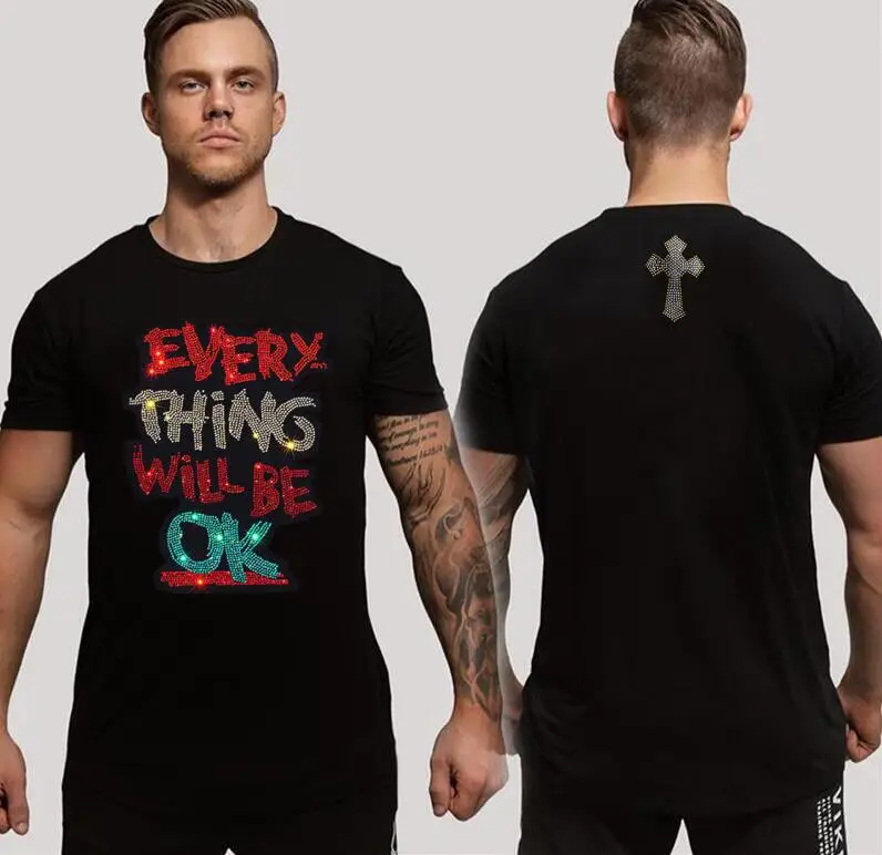 Новые Мужские футболки Свободные В Классическом дизайнерском стиле в стиле Хип-Хоп, футболка Hot Drill