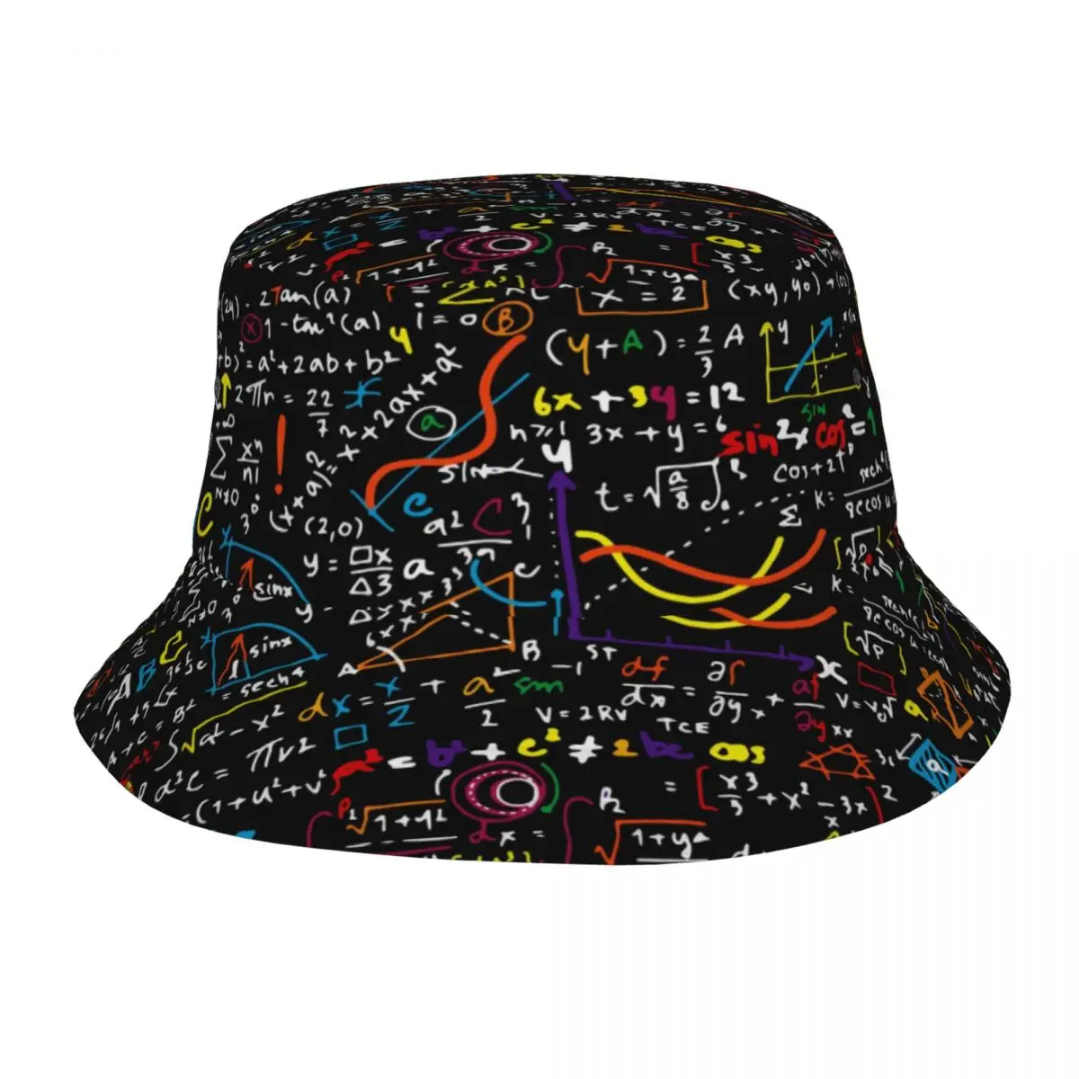 Новые модные широкополые шляпы, рыбацкие кепки для женщин и мужчин, Gorras, Летний кружок линейной математики, Образовательный кружок по математике