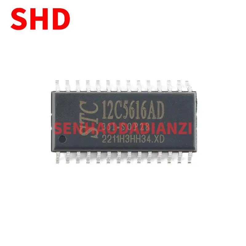 Новый Оригинальный STC STC12C5616AD STC12C5616AD-35I-SOP28 1T 8051 Микропроцессорный Микроконтроллер MCU IC Chip