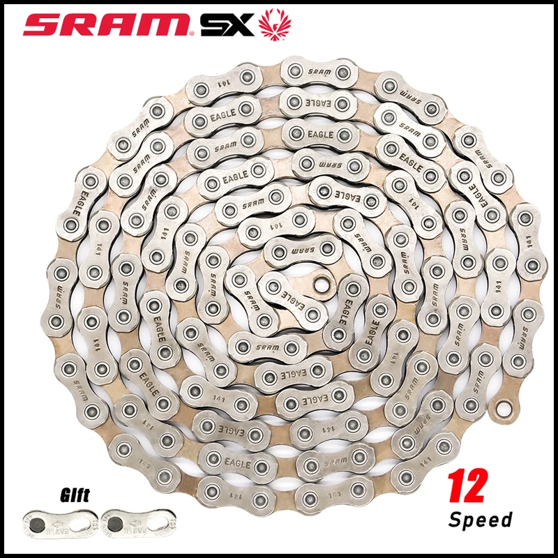 Оригинальная Велосипедная цепь SRAM SX Eagle 12 Speed 12V MTB 1x12S Links Power Lock Quick Link Аксессуары для велосипедных велосипедов