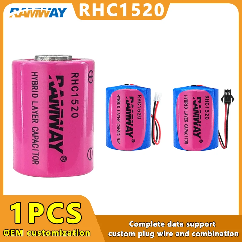 Оригинальный RAMWAY RHC1520 3,6 В LiSOCL2 Литиевая Батарея Перезаряжаемые Конденсаторы Для ETC Электронная Бирка GPS Локатор Лот Устройство